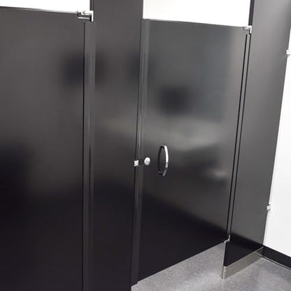 Privacy Seal, Square Edge, Covers 3 Stall Doors (12-Pack), Restroom Stall Door Gap Cover, Easy Install Bathroom Privacy Trim