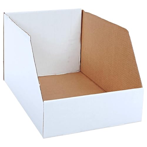 BOX USA Storage Bins Large 18"L x 12"W x 10"H 25-Pack - Corrugated Cardboard Box for Packing, Moving, and Storage - size: 18x12x10 Cost Saver