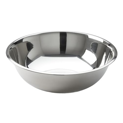 American METALCRAFT, Inc. SSB400 Stainless Steel Mixing Bowl, 10.5' Diameter, Silver, 4-Quart - size: 4 Quarts, style: Standard