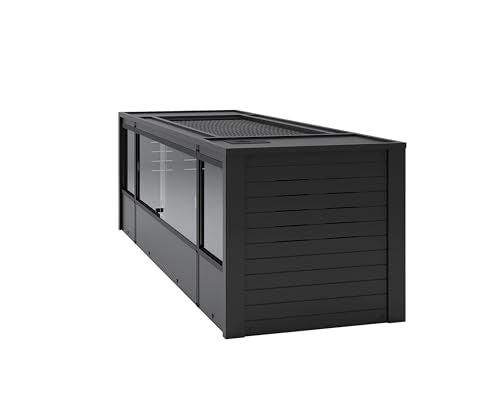 New Age Pet® ECOFLEX® 72" Mojave Reptile Enclosure, Jumbo, Black - color: Black, size: Jumbo