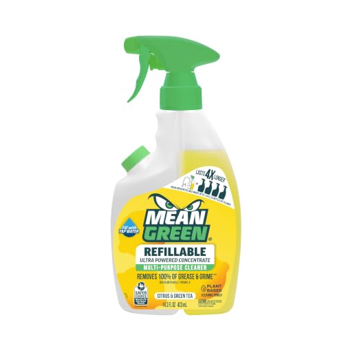 Mean Green Multi-Purpose Cleaner Concentrate, Citrus Green Tea, 14.3 oz - size: 14.3 Fl Oz (Pack of 1)
