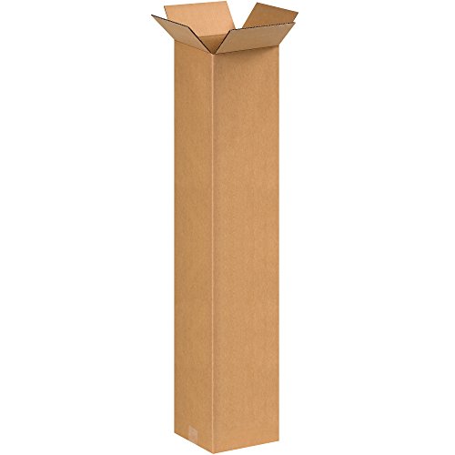 BOX USA Shipping Boxes Large 8"L x 8"W x 42"H 20-Pack, Cardboard Box for Shipping, Moving, Mailing, Packing, Packaging and Storage - size: 8"L x 8"W x 42"H