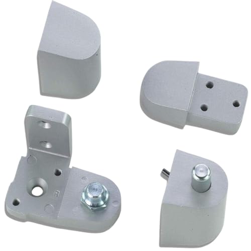 Pittco Style Storefront Door Pivot Hinge Set, Left Hand, Aluminum Silver - size: Left Hand, style: Aluminum Silver