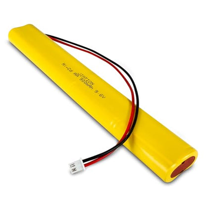 Ni-Cd 9.6V 900mAh BBAT0043A Exit Sign Emergency Light Battery, 2 Pack