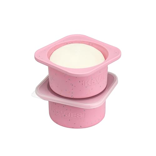 PLUS 1000ml Pizza Dough Proofing Containers, 2-Pack, Cotton Candy - color: Cotton Candy