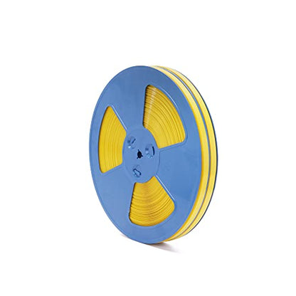 Poly Strap, Polypropylene(PP) Strapping Roll, 1/2" Width, 6400" - Ideal for Packaging and Shipping - color: 200m pp yellow