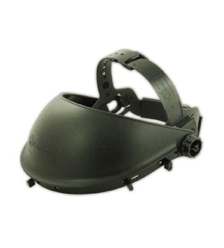 MAGID Impact-Resistant Headgear Face Shield with Ratchet Suspension, 1 Pair, IHG7R - style: Headgear Only