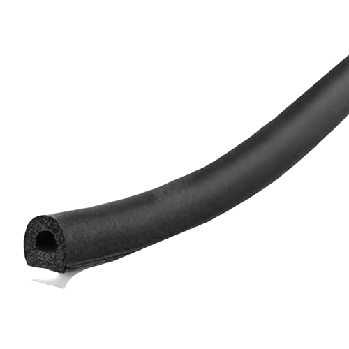 MD Building Rubber Auto & Marine Weatherseal, Black, 17ft - size: 17 Ft.