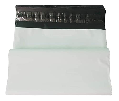 17.7 X 22 Inches White Poly Mailers，Large Self-Sealing Shipping Bags 10 Pcs - size: 17.7 X 22 Inch/10 pcs