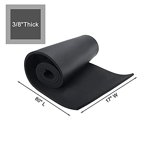 Artilife Closed Cell Foam Roll, Easy to Cut into Foam Sheets & Foam Pads for Sound Insulation, Cushion & DIY Projects (3/8" T x 17" W x 80" L) - size: 3/8" T x 17" W x 80" L