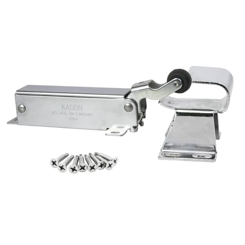 Awoco 1094 Hydraulic Door Closer, Exposed Mounting with 1094-X27 Adjustable Wide Hook (7/8" to 1-5/8" Offset) for Walk-in Coolers/Freezers by Kason - style: Exposed closer with 7/8"to 1-5/8" Hook