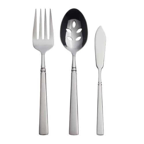 Oneida Flatware Easton Hostess Serving Utensils Silverware Set (6-Piece) - style: 6-Piece Hostest Serving Set