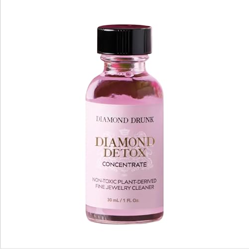 Diamond Drunk Concentrate Refill - Non-Toxic, Fine Jewelry Cleaner for Diamond, Gold, & Platinum Rings & More - 2 Months Supply of Safe, Sustainable Cleaner to Restore Shine - color: Alchemist Rose