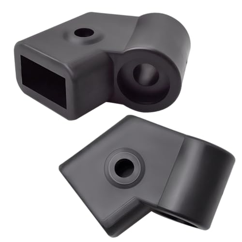 2Pcs Shopping Cart Wheel Coupling,Black,Deformation Resistance