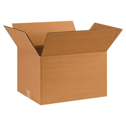 BOX USA Medium Shipping Boxes 16x12x10 25-Pk for Shipping & Packing - size: Pack of 25