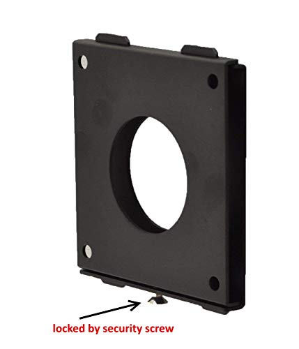 Security Anti-Theft Acrylic Case for Dell 10" 11" 12" Tablet with Free Wall Mount Kit (Black, Venue 10 5000) - color: Black, size: Venue 10 5000