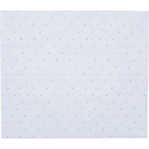 Global Industrial Oil Only Sorbent Pads, Heavyweight, 15"W x 18"L, White, 100/Pack