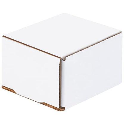 Box USA BM332 3"L x 3"W x 2"H, White (Pack of 50) - size: (003) 3" x 3" x 2", 50-Pack