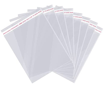 UltraOutlet 100 Packs Large Cellophane Bags 18" x 24" Clear Cellophane Gift Basket Wraps 2.3 Mil Thick Clear Cello Bags for Fruit Basket, Gift Wrap, Treats, Arts and Crafts, 100ct Ribbon Bows - color: Clear/pink, size: 1 Count (Pack of 100)