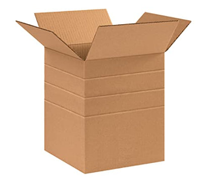 Secure Seal - 10x10x12 Pack of 50 Corrugated Cardboard Packing Shipping Mailing Moving Carton Boxes