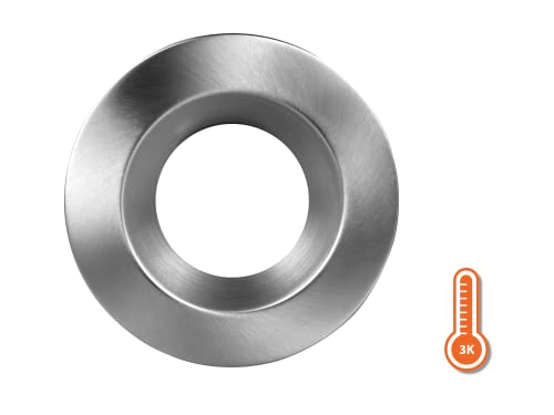 Nicor DLR566091203KNK DLR56(v6) 5/6-inch Nickel 900 Lumen 3000K Recessed LED Downlight - color: Nickel, style: 1 Pack