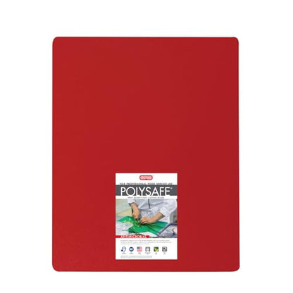 Dexas NSF Certified Polysafe Pastry Board, 16 x 20 inches, Reversible Kitchen Cutting Board, Red - color: Red, size: 20"L x 16"W