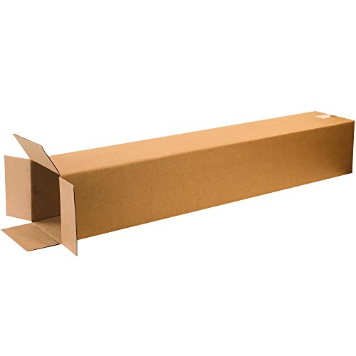 BOX USA Shipping Boxes Large 8"L x 8"W x 48"H 20-Pack, Cardboard Box for Shipping, Moving, Mailing, Packing, Packaging and Storage - size: 8"L x 8"W x 48"H