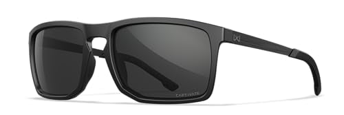 Wiley X WX Axe Captivate Polarized Sunglasses, Safety Glasses for Men/Women