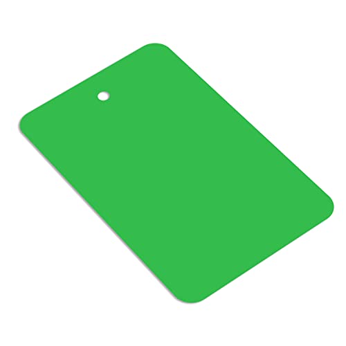 SmartSign Dark Green Blank Garment Tags - Pack of 1000, 12pt Thick Cardstock Clothing Tags, 2.875" x 1.75" Merchandise Tags with Eyelet, Colored Retail Tags Without Strings - color: Dark Green