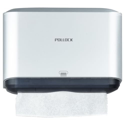 Pollock Commercial Paper Towel Dispenser Holder Wall Mount - color: Silver-5859