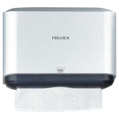 Pollock Commercial Paper Towel Dispenser Holder Wall Mount - color: Silver-5859