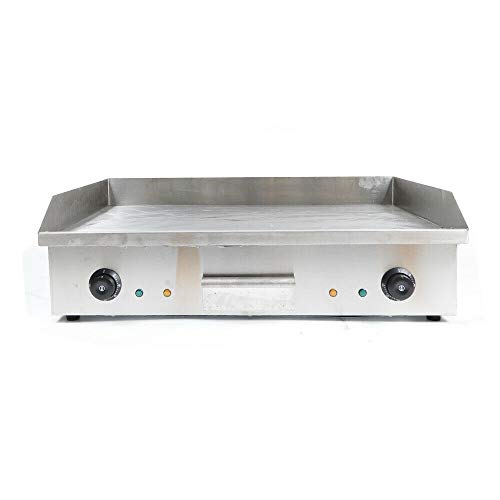 3000W 28.6"x15.7" Commercial Flat Top Grill Countertop Teppanyaki Griddle - color: 3000W, 28.6"x15.7"