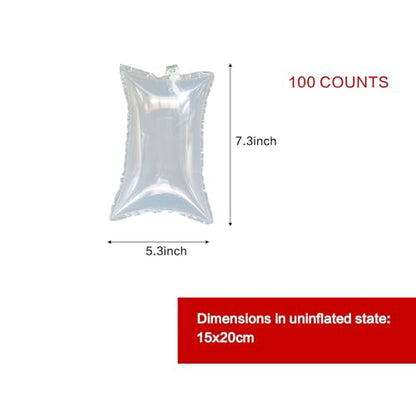 100 Pack Purse Filler,Air Bags for Packing,Inflatable Air Pillow with Pump - size: 5.91*7.87in/100pcs