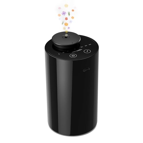Airversa AN6 Waterless Diffuser for Essential Oil for Home, Room, Black - color: Black