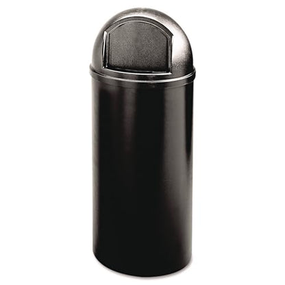 Rubbermaid Commercial Products Marshal Classic Trash Can, Black, 15-Gallon - color: Black, size: 15.0 gallon