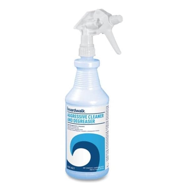 Boardwalk BWK4827 32 oz Lemon Scent Aggressive Cleaner & Degreaser - Case of 12