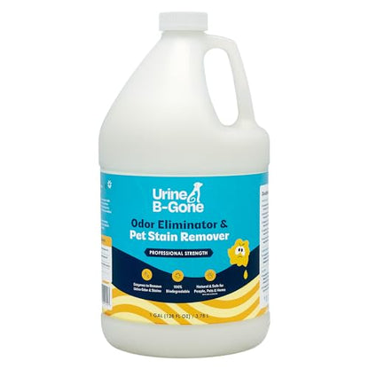 Urine B-Gone Enzyme Cleaner for Human, Cat & Dog Urine, Original, 1 Gallon - size: 128 Fl Oz (Pack of 1)