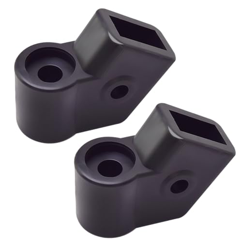 2Pcs Shopping Cart Wheel Coupling,Black,Deformation Resistance