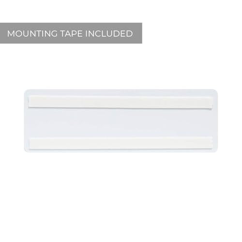 SBLABELS Staff Only Indoor Easy Adhesive Mount Door and Wall Sign for Restaurants and Small Businesses 3" x 9" - Silver - color: Silver, style: Staff Only