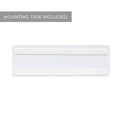 SBLABELS Staff Only Indoor Easy Adhesive Mount Door and Wall Sign for Restaurants and Small Businesses 3" x 9" - Silver - color: Silver, style: Staff Only