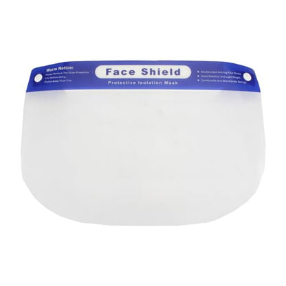 BambooMN Reusable Full Coverage Adjustable Face Safety Shield - 100 Units - size: 1 Count (Pack of 100)