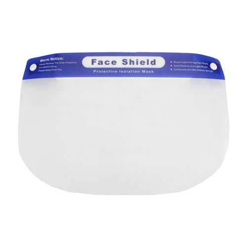 BambooMN Reusable Full Coverage Adjustable Face Safety Shield - 200 Units - size: 1 Count (Pack of 200)