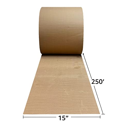 Corrugated Wrap 15" x 250' x 1/8" Thick - B Flute - Cardboard Wrap - size: 15-Inches