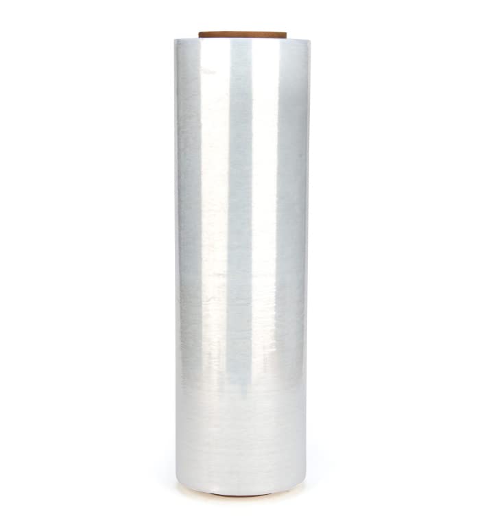 1 Roll 18" x 1500 feet Stretch Film-Wrap 80 Gauge Industrial Strength Stretch 20 Microns Durable for Moving Packing Packaging Heavy Duty Warehouse Shrink Film (Clear) - color: Clear, size: 1 PACK