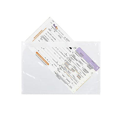 7.5'' X 5.5'' Packing Slip Envelope Pouches, Shipping Label Sleeves, Top Loading Packing List Mailing Envelopes, Clear Shipping Sleeves for Labels (500Pcs) - size: 7.5" X 5.5" - 500 Pcs