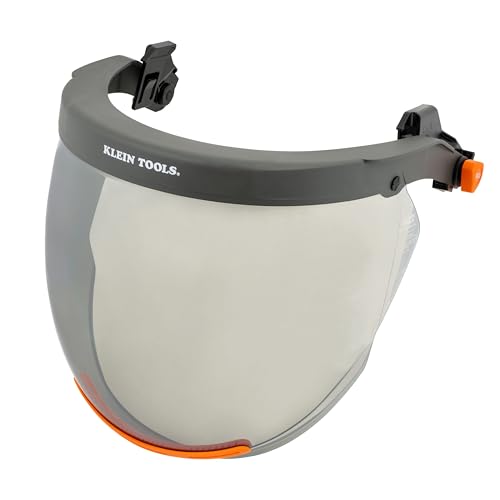 KLEIN TOOLS 03601 Arc Flash Face Shield, Cap-Style - size: Cap-Style Arc Flash