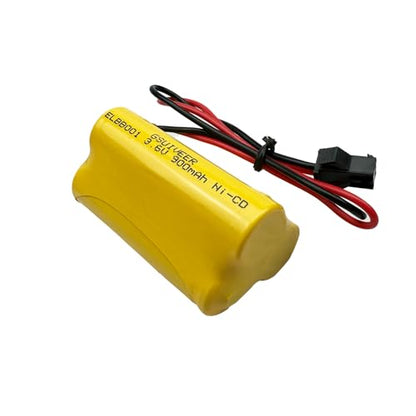 ELB B001 ELB-B001 ELBB001 3.6V 900mAh Ni-CD Exit Sign Emergency Light Battery Replacement Compatible with Lithonia EU2 LED Interstate ANIC1566 Unitech 0253799 (5 Pack)