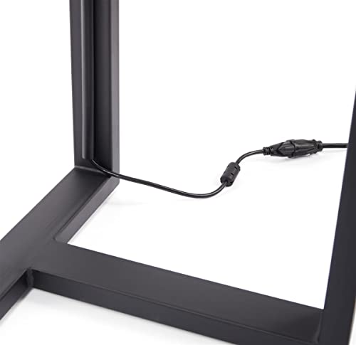 Displays2go 43" Touch Screen Digital Kiosk, Black