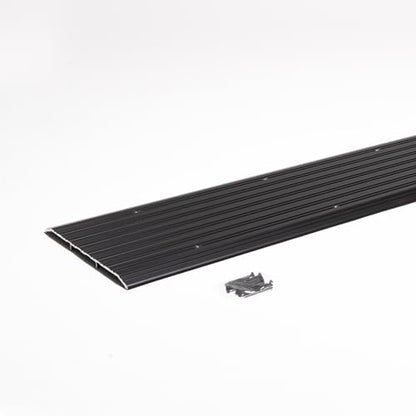 Aluminum Thresholds Extra Width 5"-6"-7"-8" Inch - Residential/Commercial use. Saddle/Handicap Easy Installing and Accessible/Fireproof Rated high-Quality (10"x48") - size: 10"x48"