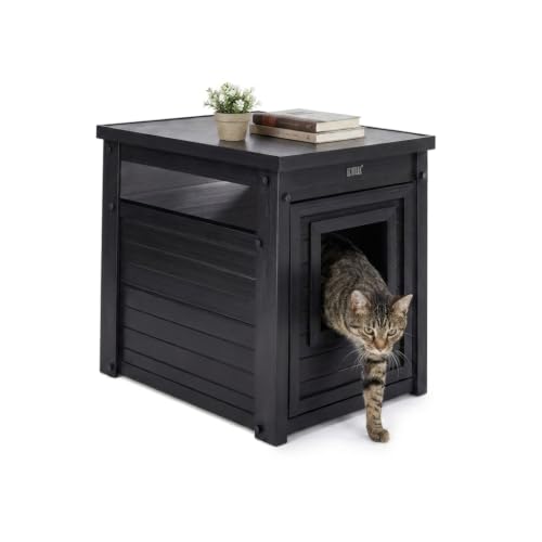 New Age Pet® ECOFLEX® Litter Loo® Enclosure, Standard, Black - color: Black, size: Standard